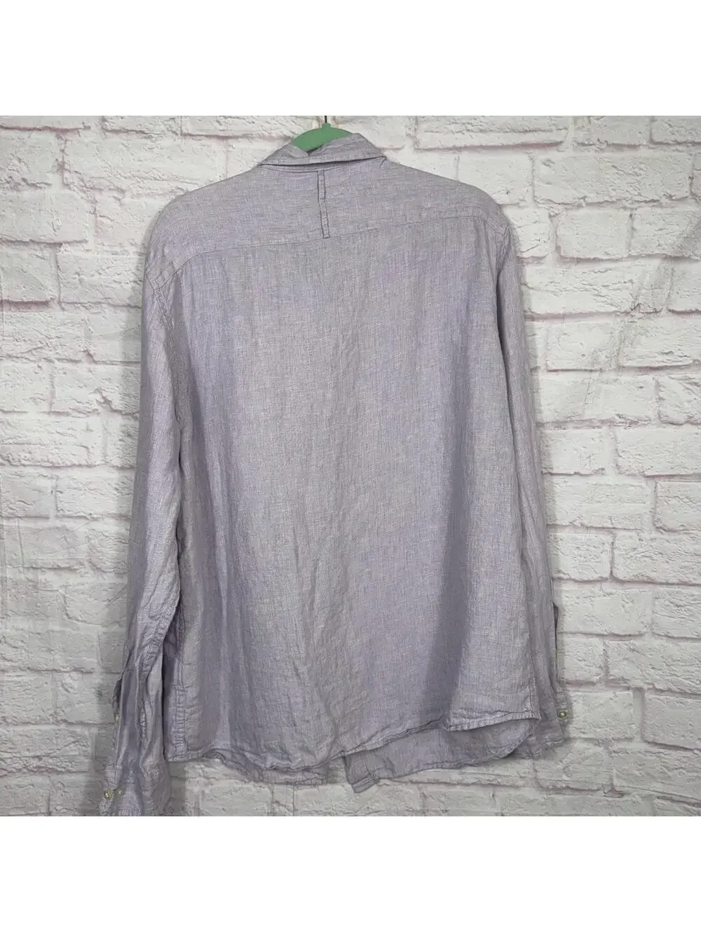 Banana Republic Men's Slim Fit Linen Shirt - Size XL